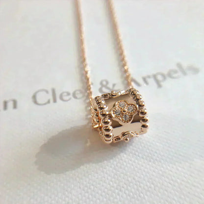 [Vellora Opalyn]PERLEE PEDANT NECKLACE GOLD / ROSE GOLD