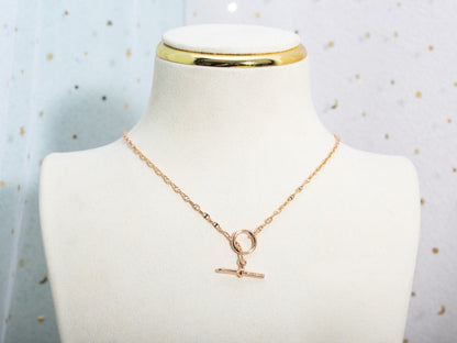 [Vellora Opalyn]ECHAPPEE NECKLACE PINK GOLD