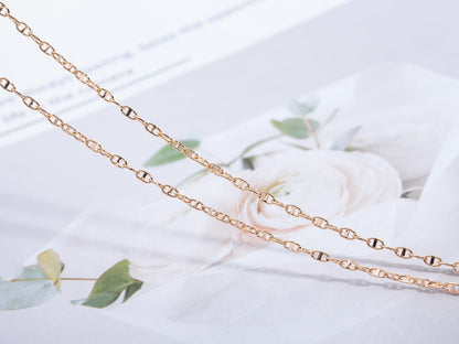 [Vellora Opalyn]ECHAPPEE NECKLACE PINK GOLD