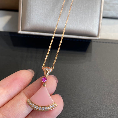 [Vellora Opalyn]DREAM NECKLACE PINK OPAL
