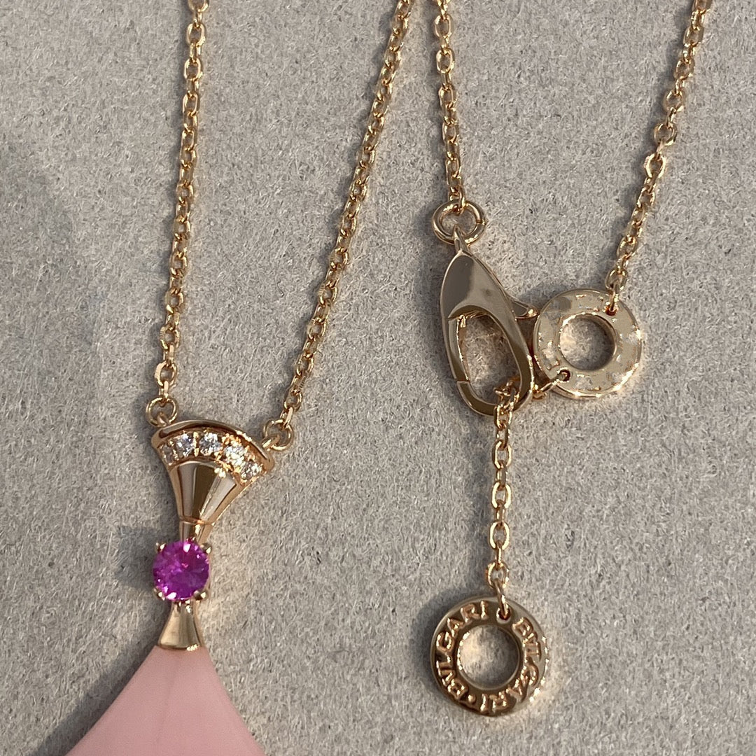 [Vellora Opalyn]DREAM NECKLACE PINK OPAL