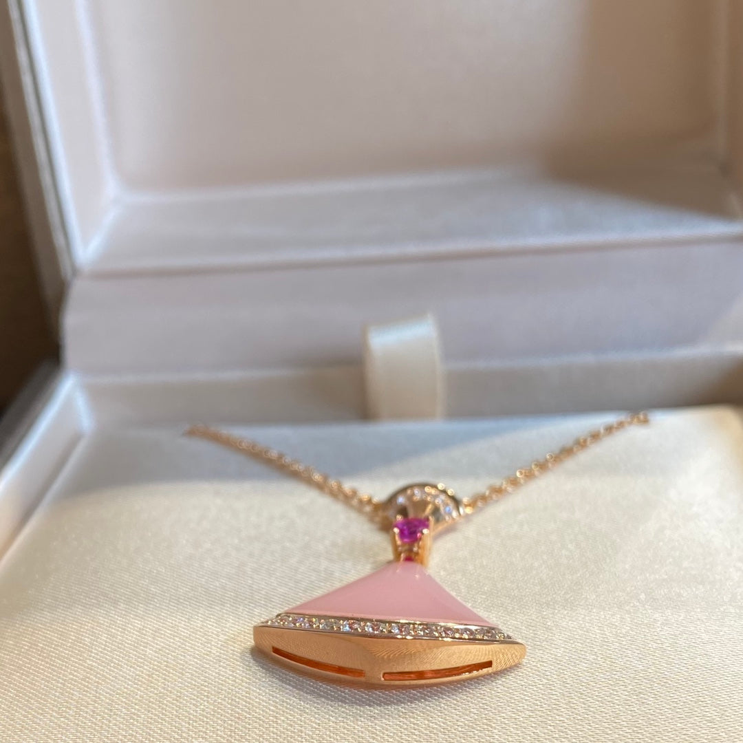 [Vellora Opalyn]DREAM NECKLACE PINK OPAL