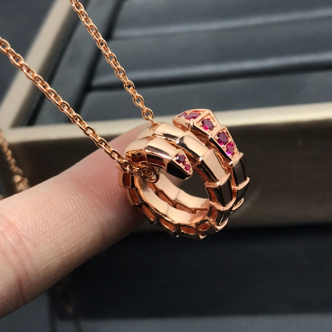 [Vellora Opalyn]SERPENTI PEDANT NECKLACE