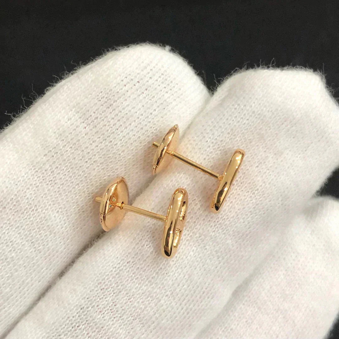 [Vellora Opalyn]CHAINE SMALL EARRINGS GOLD AND SILVER