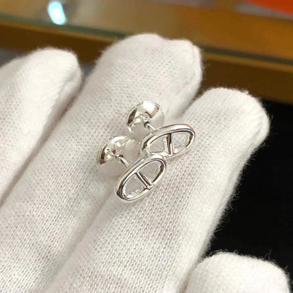 [Vellora Opalyn]CHAINE SMALL EARRINGS GOLD AND SILVER