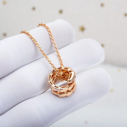 [Vellora Opalyn]SERPENTI PINK GOLD NECKLACE DIAMOND