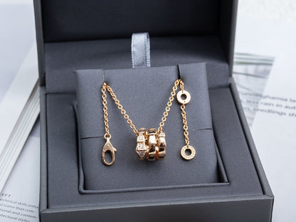 [Vellora Opalyn]SERPENTI PINK GOLD NECKLACE DIAMOND