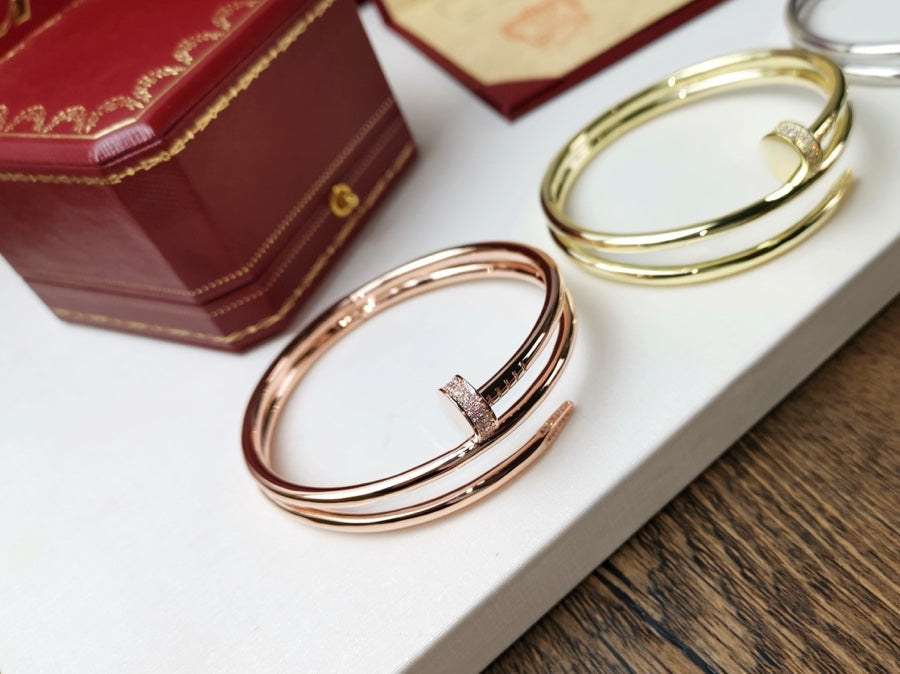 [Vellora Opalyn]JUSTE BRACELET 3.5MM DOUBLE ROW DIAMOND