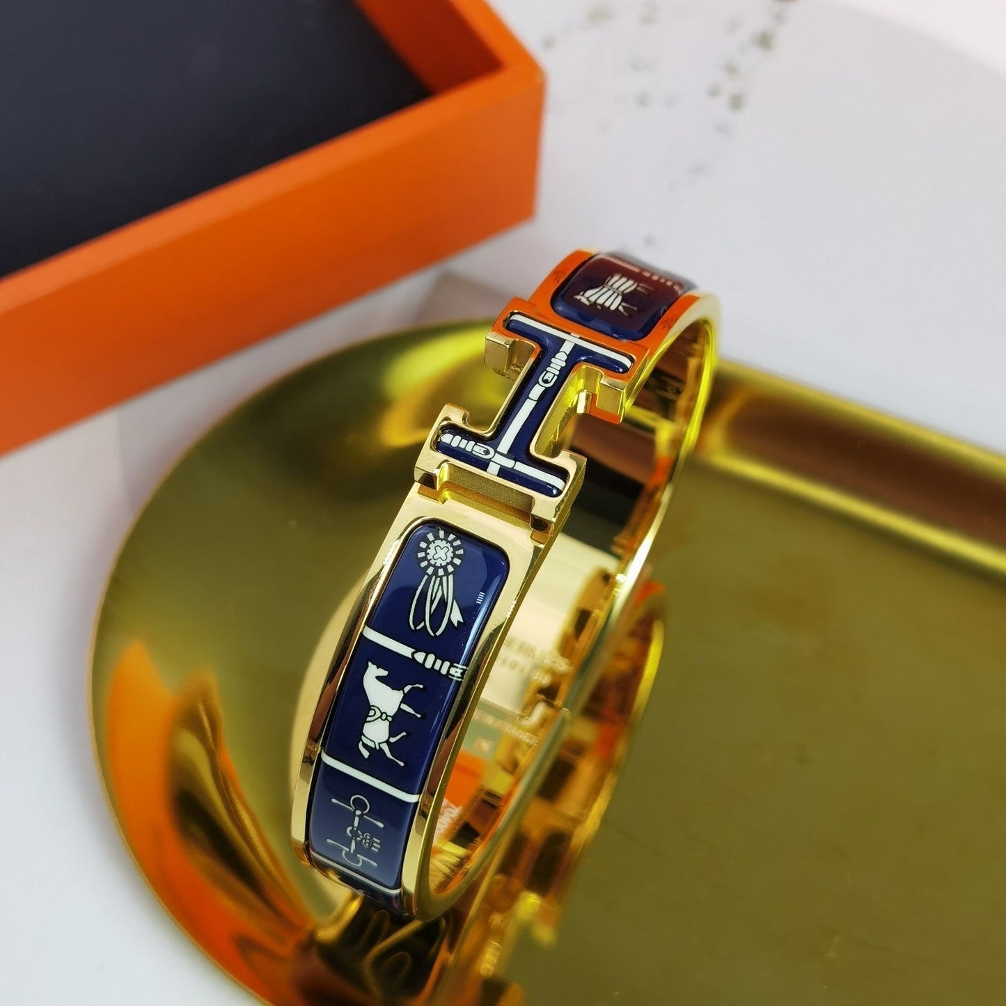 [Vellora Opalyn]H COUVERTURES DARK BLUE BRACELET