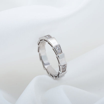 [Vellora Opalyn]SERPENTI RING SILVER  3MM