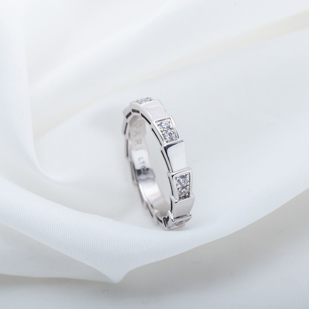 [Vellora Opalyn]SERPENTI RING SILVER  3MM
