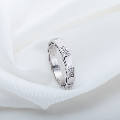 [Vellora Opalyn]SERPENTI RING SILVER  3MM