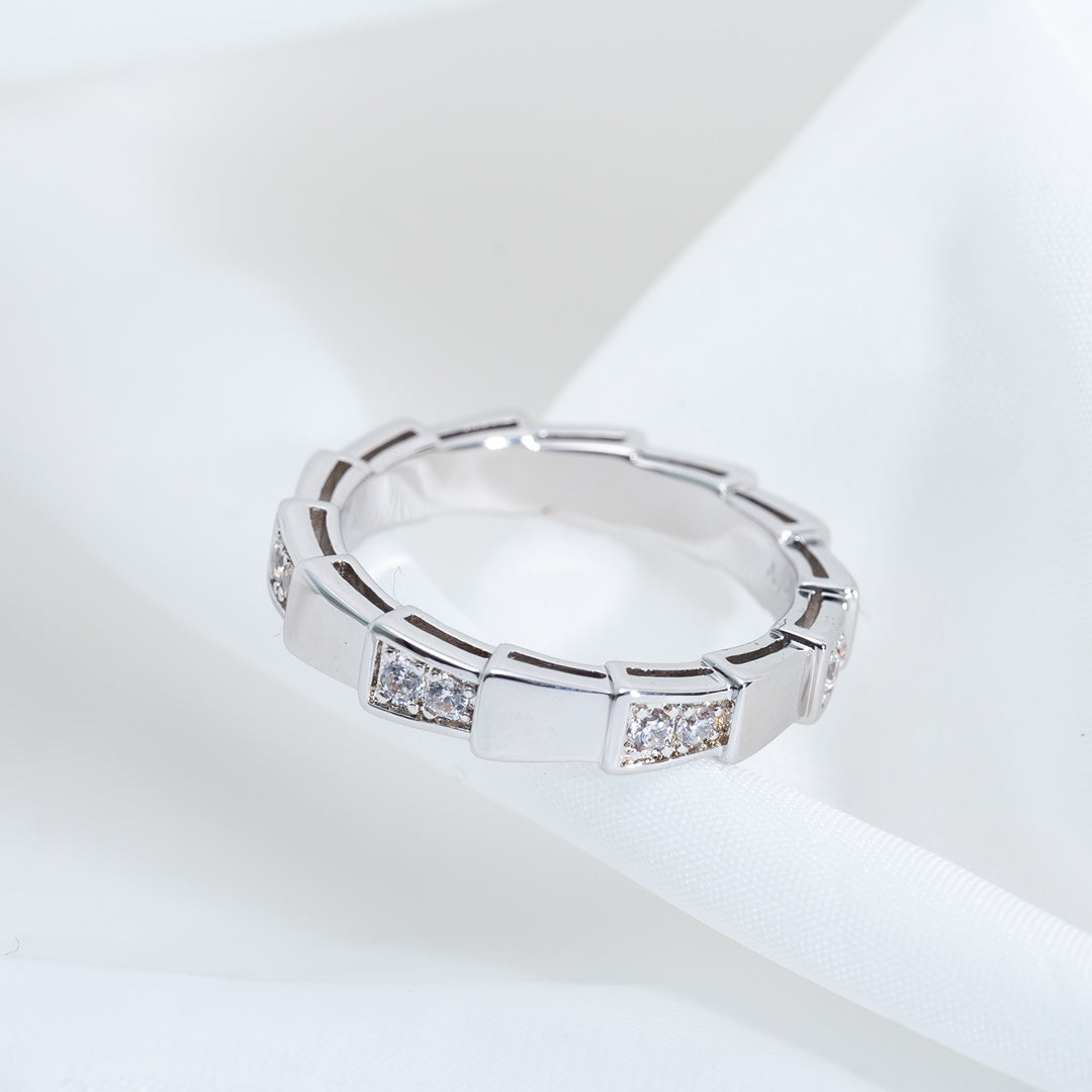 [Vellora Opalyn]SERPENTI RING SILVER  3MM