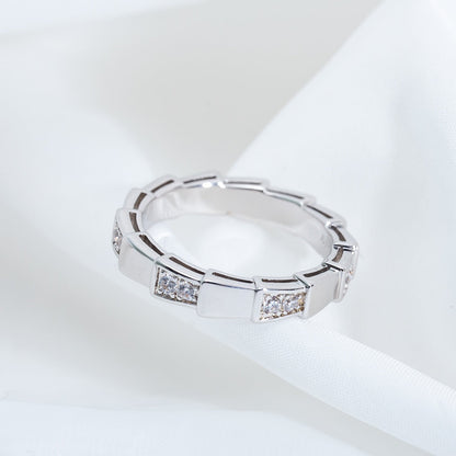 [Vellora Opalyn]SERPENTI RING SILVER  3MM