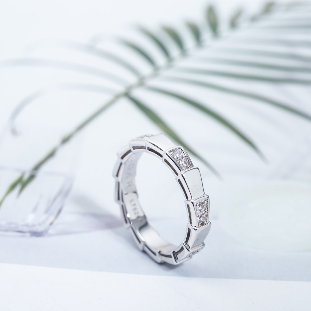 [Vellora Opalyn]SERPENTI RING SILVER  3MM