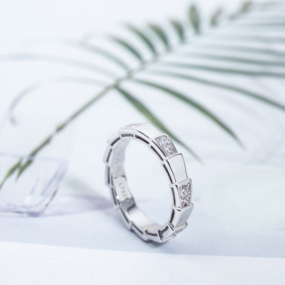 [Vellora Opalyn]SERPENTI RING SILVER  3MM