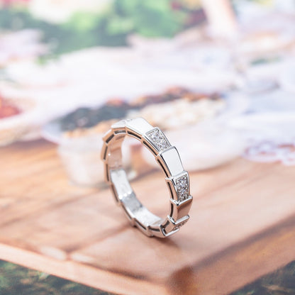 [Vellora Opalyn]SERPENTI RING SILVER  3MM