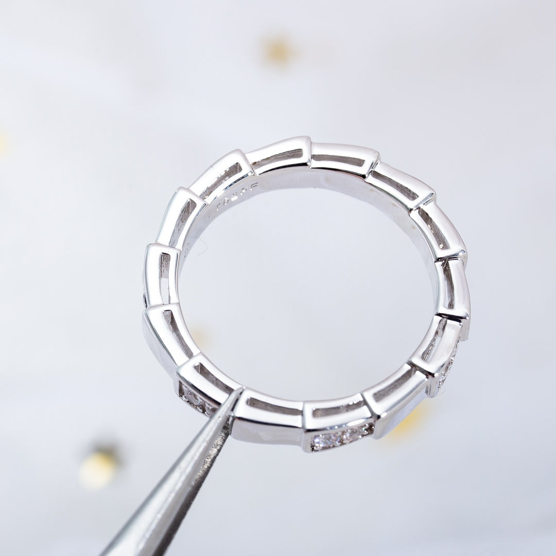 [Vellora Opalyn]SERPENTI RING SILVER  3MM