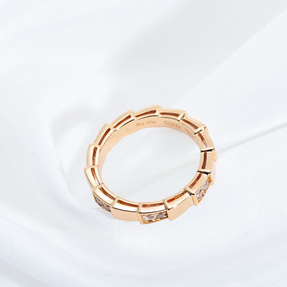 [Vellora Opalyn]SERPENTI RING PINK GOLD  3MM