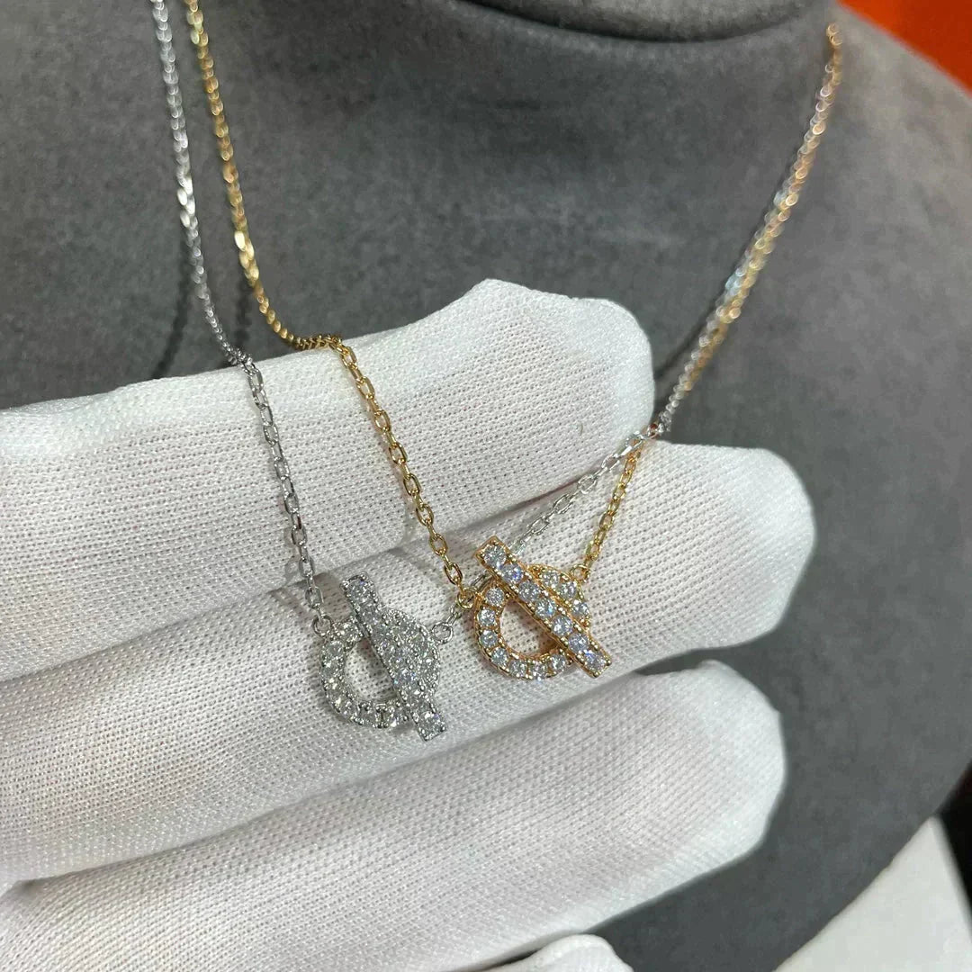 [Vellora Opalyn]ECHAPEE NECKLACE DIAMOND