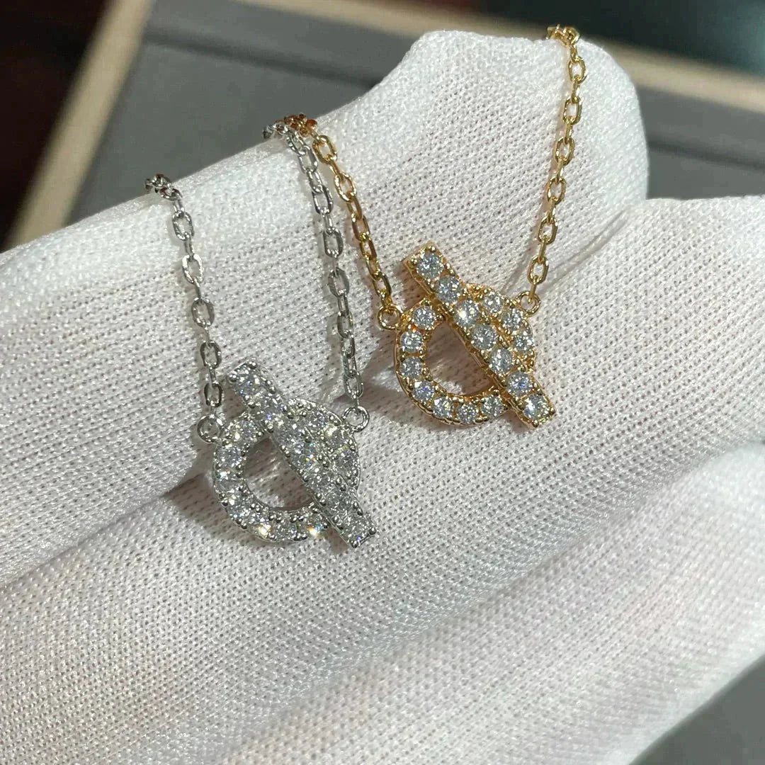 [Vellora Opalyn]ECHAPEE NECKLACE DIAMOND