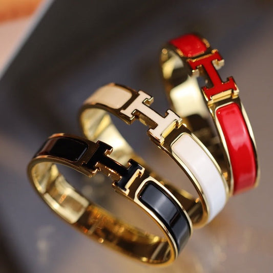 [Vellora Opalyn]H BRACELET 12MM GOLD