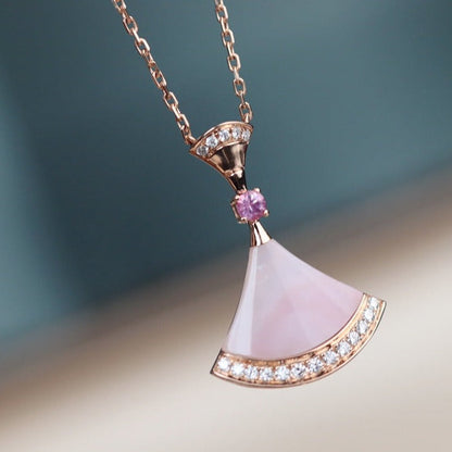 [Vellora Opalyn]DREAM NECKLACE PINK MOP DIAMOND