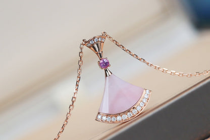 [Vellora Opalyn]DREAM NECKLACE PINK MOP DIAMOND