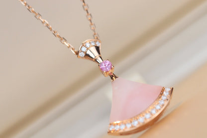 [Vellora Opalyn]DREAM NECKLACE PINK MOP DIAMOND
