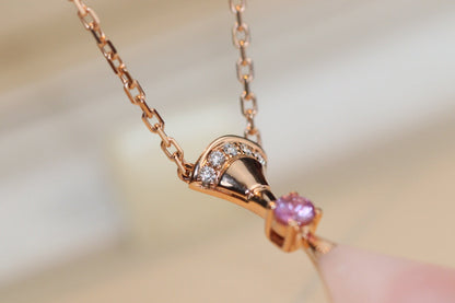 [Vellora Opalyn]DREAM NECKLACE PINK MOP DIAMOND