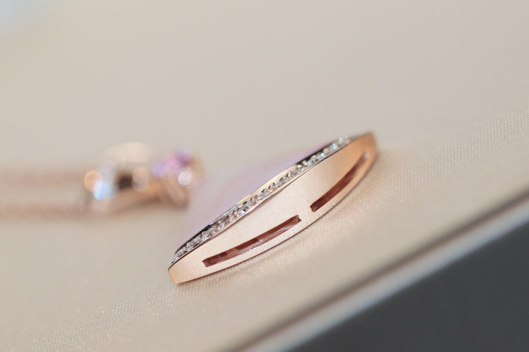 [Vellora Opalyn]DREAM NECKLACE PINK MOP DIAMOND