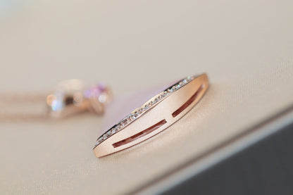 [Vellora Opalyn]DREAM NECKLACE PINK MOP DIAMOND