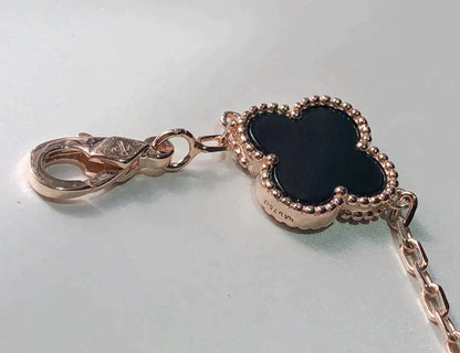 [Vellora Opalyn]CLOVER 5 MOTIFS MULTICOLOR  BRACELET