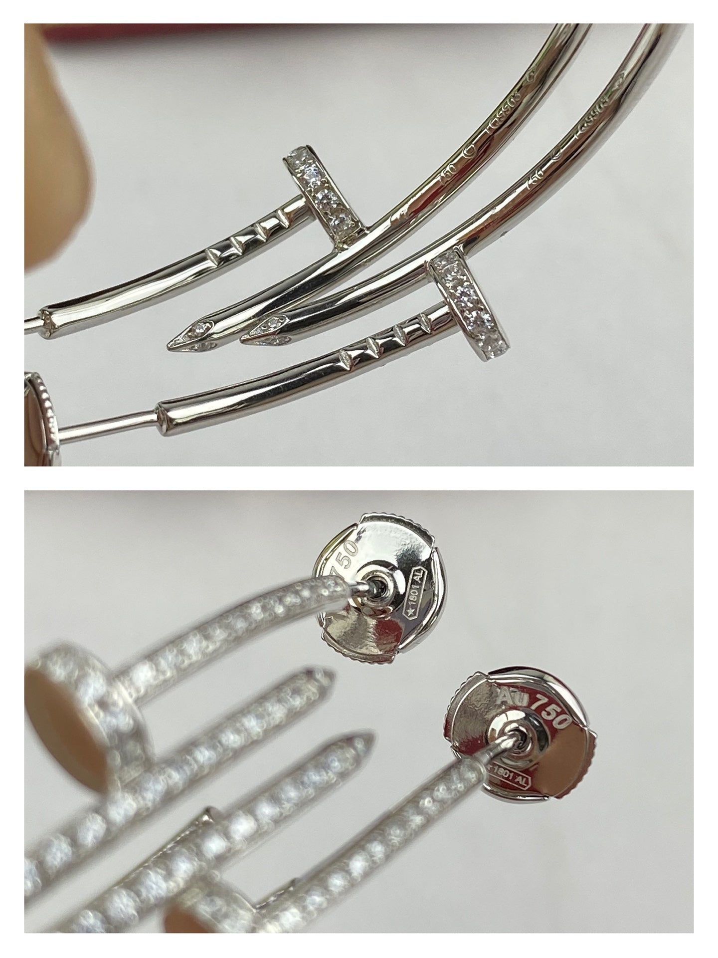 [Vellora Opalyn]JUSTE EARRINGS FULL DIAMONDS 1.8MM