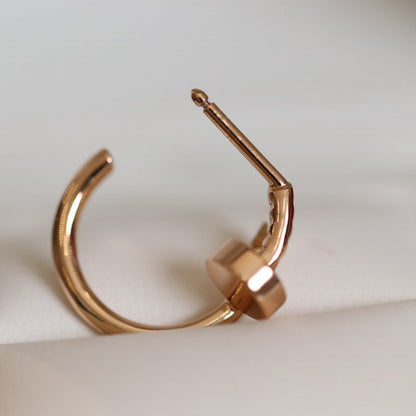[Vellora Opalyn]JUSTE EARRINGS PINK GOLD