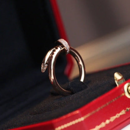 [Vellora Opalyn]JUSTE RING 2.65MM PINK GOLD DIAMOND