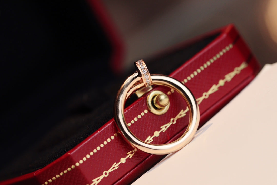 [Vellora Opalyn]JUSTE RING 2.65MM PINK GOLD DIAMOND