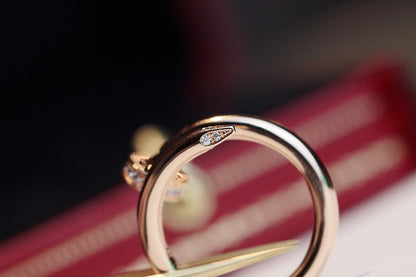 [Vellora Opalyn]JUSTE RING 2.65MM PINK GOLD DIAMOND