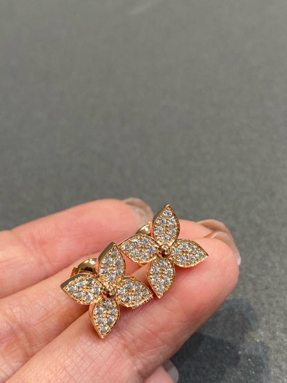 [Vellora Opalyn]STAR DIAMOND EARRINGS
