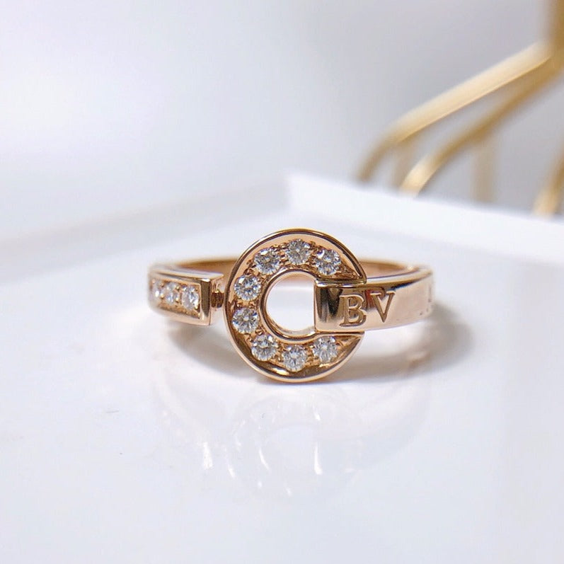 [Vellora Opalyn]DREAM RING DIAMOND PINK GOLD