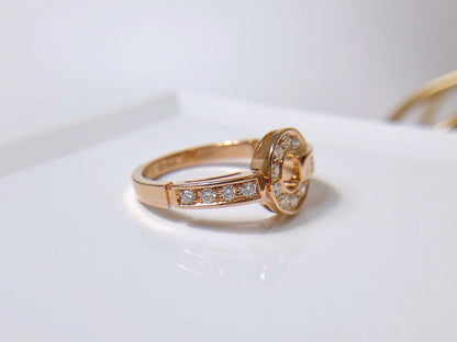 [Vellora Opalyn]DREAM RING DIAMOND PINK GOLD