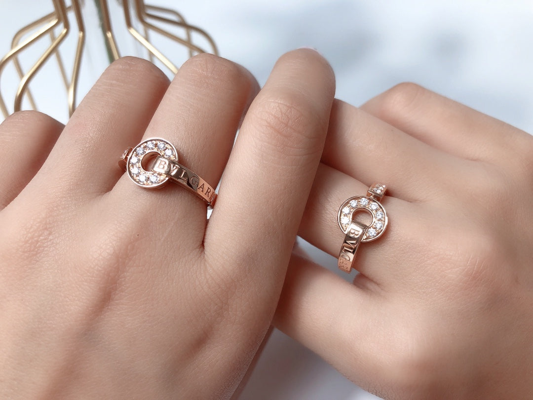 [Vellora Opalyn]DREAM RING DIAMOND PINK GOLD