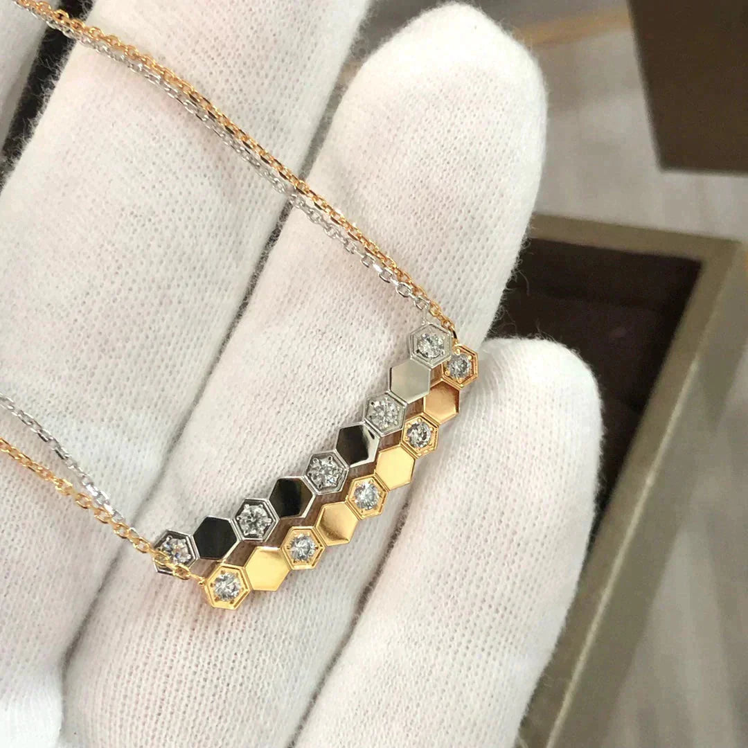 [Vellora Opalyn]BEE LOVE NECKLACE DIAMOND