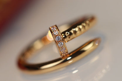 [Vellora Opalyn]JUSTE RING 2.65MM GOLD DIAMOND