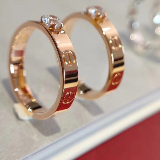 [Vellora Opalyn]LOVE RING 3.6MM 1 BIG DIAMOND