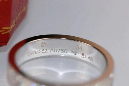 [Vellora Opalyn]LOVE RING 3.6MM DIAMOND PAVED