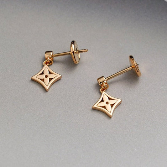 [Vellora Opalyn]STAR EARRINGS GOLD