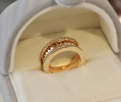 [Vellora Opalyn]ZERO 1 GOLD DIAMOND RING