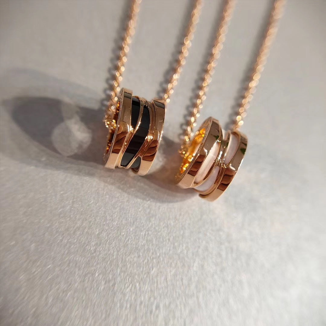 [Vellora Opalyn]ZERO 1 NECKLACE PINK GOLD
