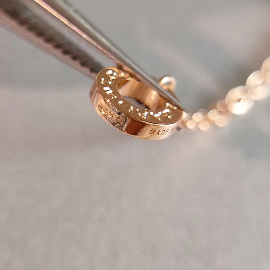 [Vellora Opalyn]ZERO 1 NECKLACE PINK GOLD